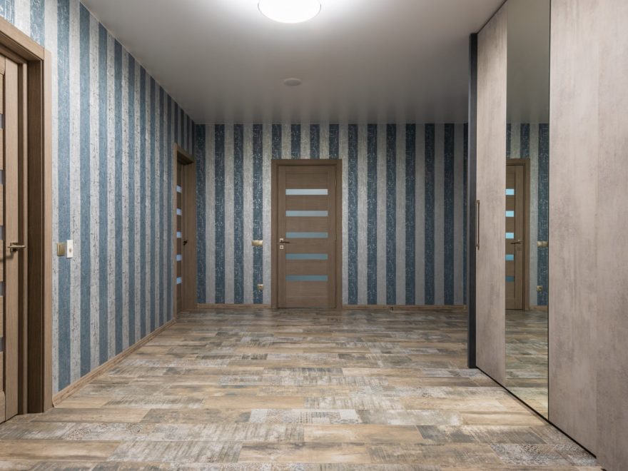 corridor of apartment with doors