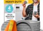 Silent Guys Anti Vibration Pads for Washing Machine: Heavy Duty Shock Absorbing 4 Pack Overview