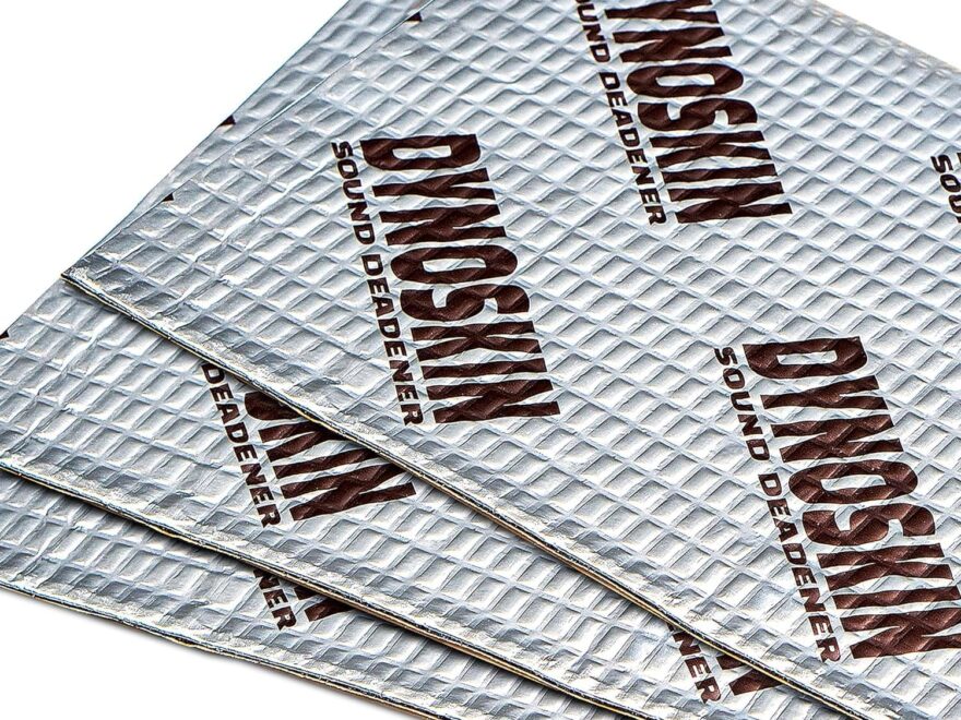 Dynoskin 80 mil Butyl Mat for Automotive Noise Dampening and Sound Insulation – 10 SqFt Coverage