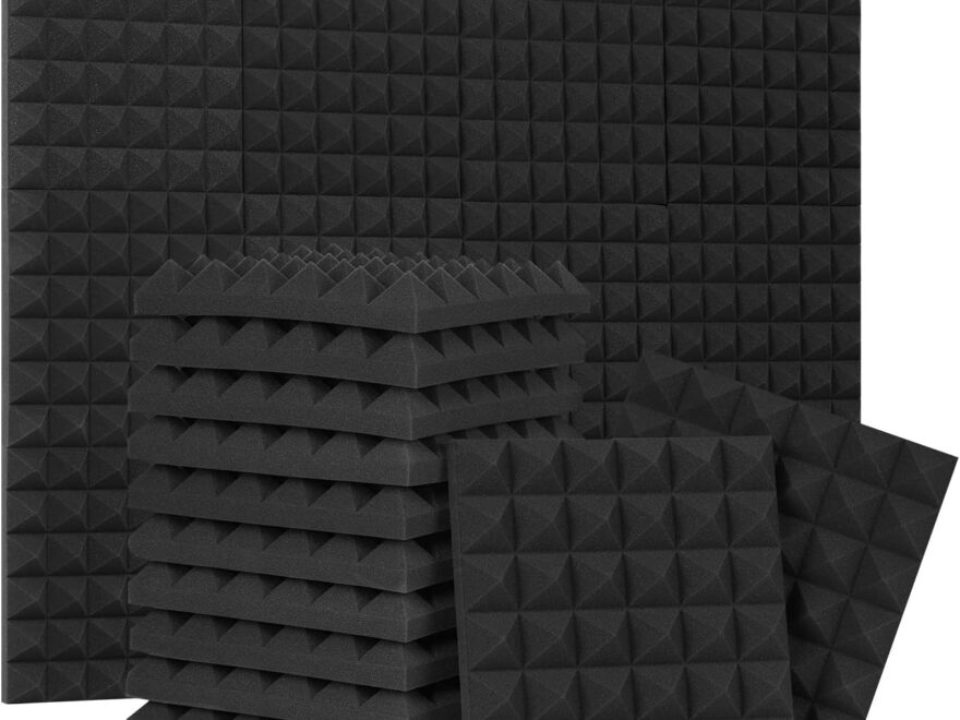 Ultimate Guide to 24 Pack-12 x 12 x 2 Inches Pyramid Designed Acoustic Foam Panels for Studio Walls and Ceilings