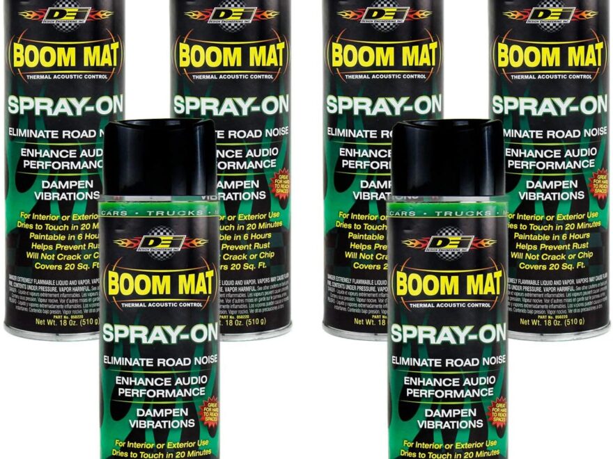Spray-On Sound Deadening for Vehicles: Design Engineering Boom Mat 050220 Overview