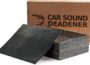 SGM Black 80 mil Butyl Automotive Sound Deadening Mat for Noise Insulation and Vibration Dampening