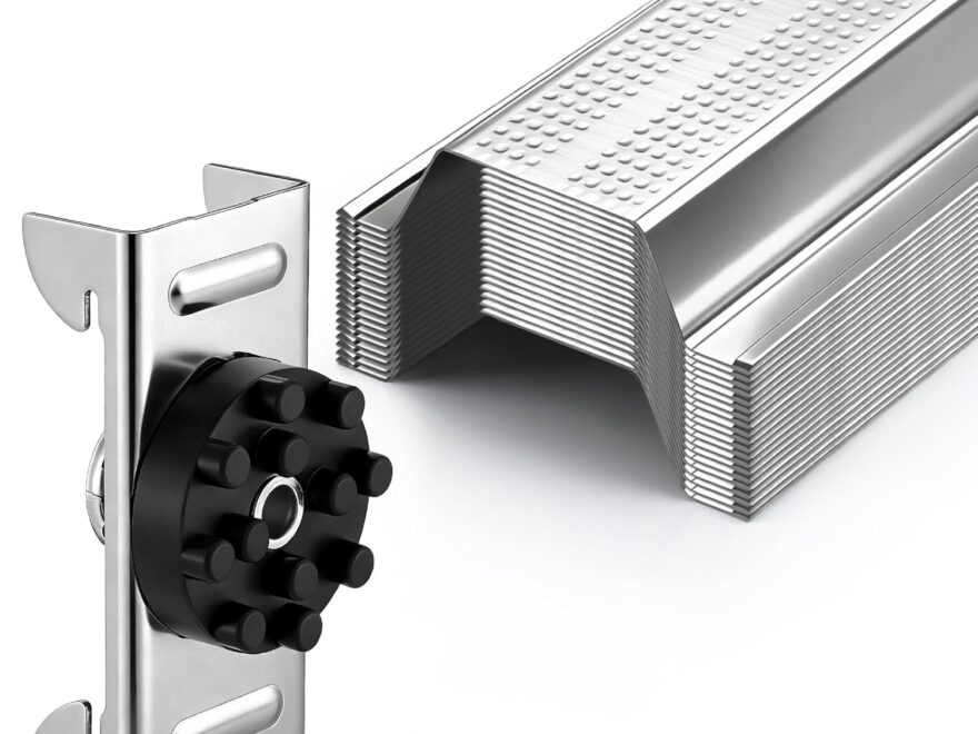 Nuanchu Resilient Metal Hat Channel and Sound Isolation Clips for Wall and Ceiling Soundproofing