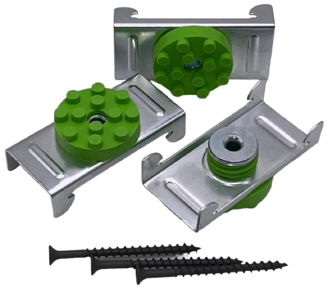 QUSTICS QuietClip CIC Sound Isolation Clip- Pack of 50 With 2.5 Drywall Mounting Screws