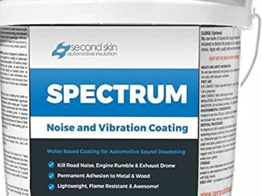 Second Skin Audio Spectrum Spray: Viscoelastic Sound Deadening for Automotive Vibration Control