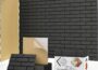 "ArtVivid 12Pack Self-Adhesive Brick Acoustic Panels for Sound Dampening Walls and Studios `"
