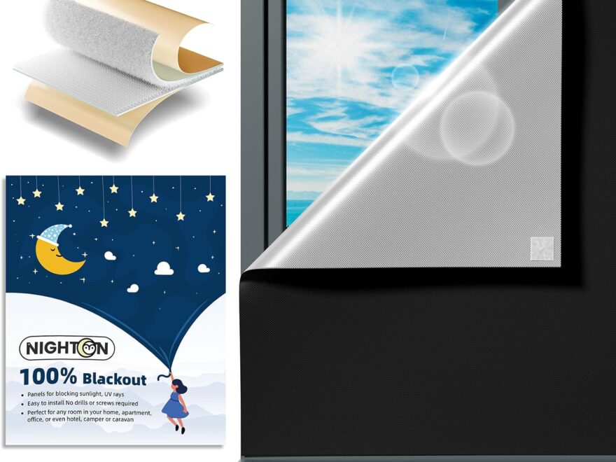 How NIGHTON’s Cuttable Portable Blackout Curtains Redefine DIY Light Control for Nurseries and Travel