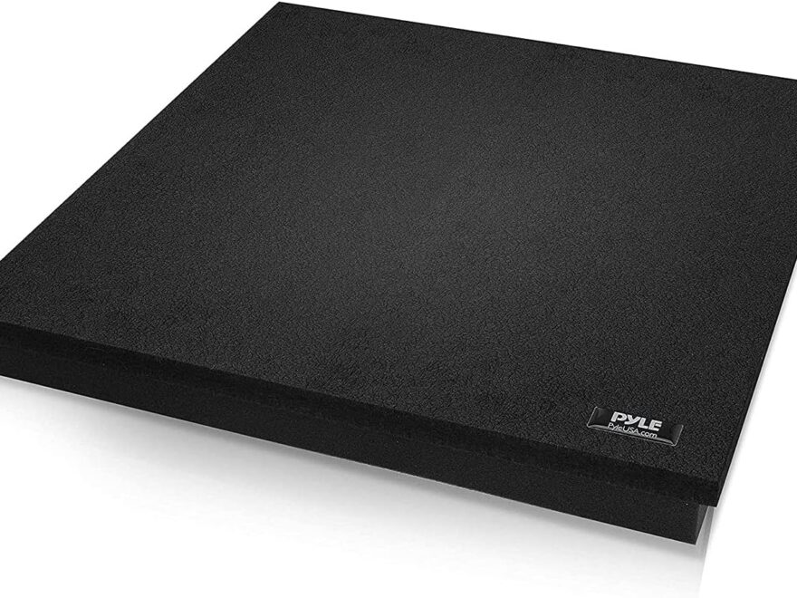 "Pyle PSI15 Sound Dampening Riser Foam with Rubber Base for Studio and Stage Use `"