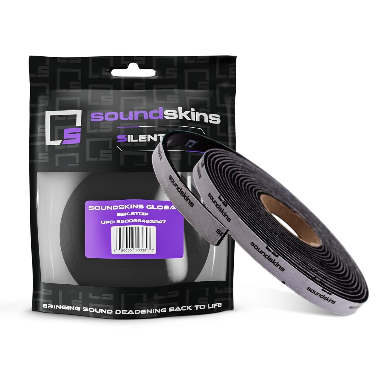 Soundskins Silent Strip Tape for Reducing Rattles and Sealing Noise in Tight Automotive Spaces