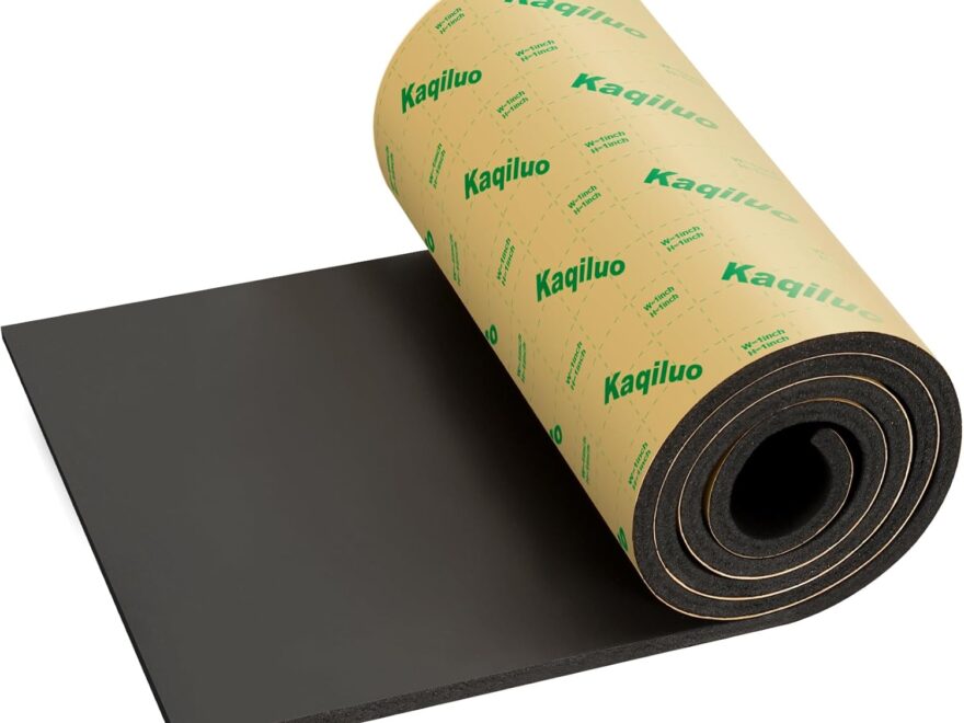 Kaqiluo High Density Self-Adhesive Sound Insulation Acoustic Closed Cell Foam 5.8 sqft 0.4in Thick Overview and Specifications