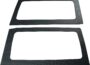 Boom Mat Leather Look Side Window Trim Kit for 2-Door Jeep Wrangler Reduces Cabin Noise by 3–4dB