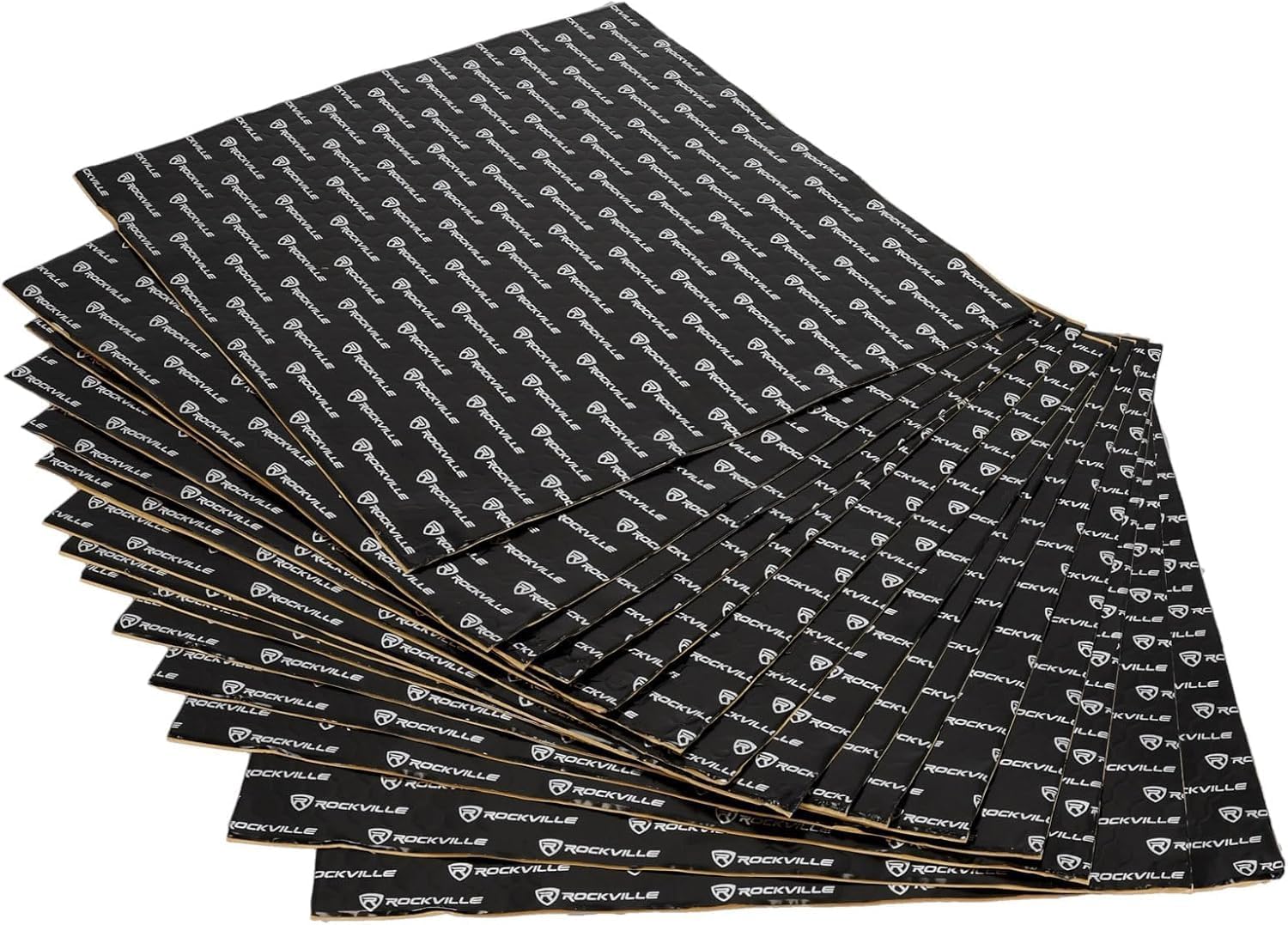 Rockville ROCKMAT 37-15 Sound Deadening Mat with 60 mil Butyl Aluminum Foil Sheets
