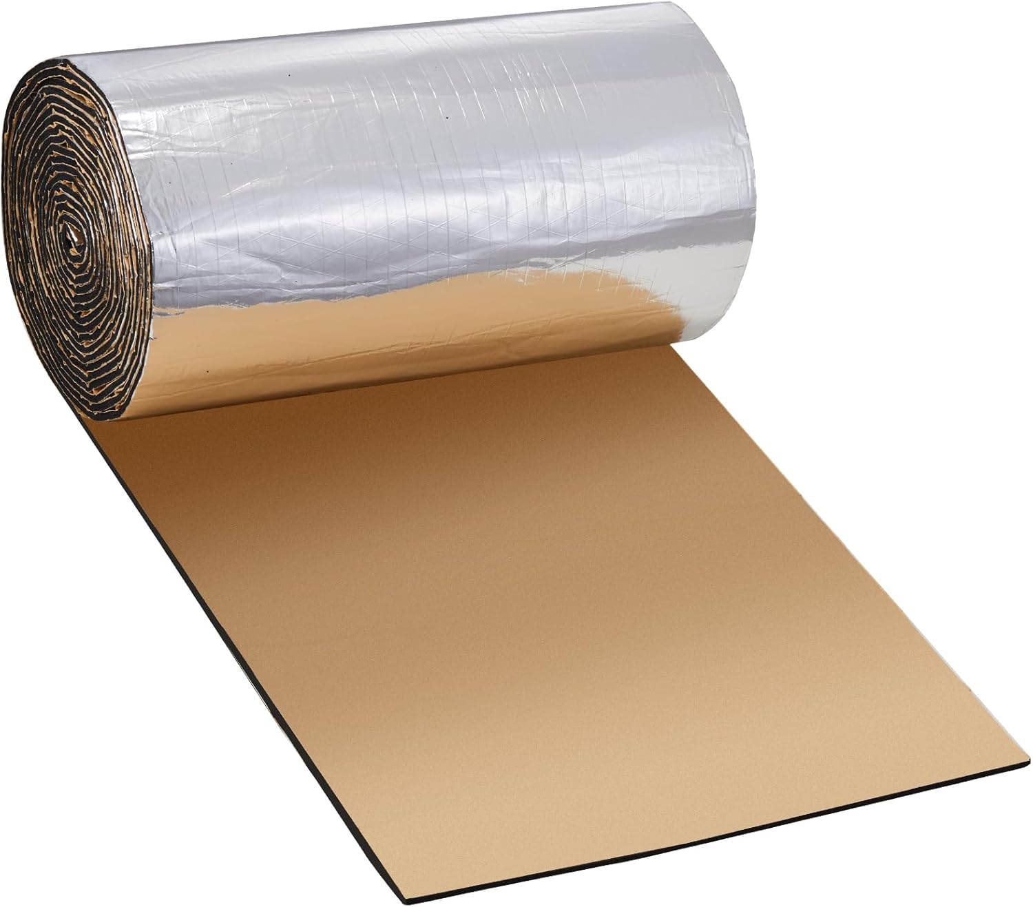 VEVOR Noise Grabber Mass Barrier 36 sq ft 200 mil Soundproofing Mat with Aluminum Foil Foam Surface