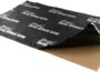 Stinger Audio Silencer 80 mil car sound deadening material sheet with black textured foil surface and peel-and-stick backing paper