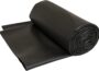ANJON EPDM roofing rubber roof membrane in a black rolled sheet for flat roofs, with smooth flexible finish