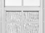 Garvee 12 x 18 shed window with white frame, grid panes, screen panel, mounting flange, and screws