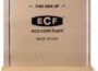 Eco Cork Foam Floor Underlayment Roll with 6 Mil Vapor Barrier, cork-textured roll with printed backing sheet