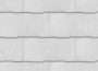 GAF WeatherSide Purity Thatched fiber-cement shingles with white wood-grain texture in staggered rows