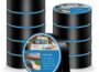 Heelos Joist Tape for Decking 2×50 10 Pack, black adhesive rolls with blue product labels