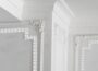 uxcell Peel and Stick Molding Trim for walls, white rope-pattern decorative strips framing wall panels