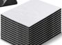 Nuanchu 512mil 13 mm car sound deadening material sheets with black foam layers and peel-and-stick silver backing