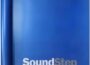 SoundStep XL Underlayment with attached vapor barrier, blue roll sheet with yellow backing edge