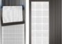 Gvozueei 8 Pcs 4 x 10 Inch magnetic floor vent covers, dark rectangular sheets over metal floor register vents