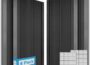 Art3d Wedge Design Acoustic Foam Panels, black textured wedge foam 4-pack with adhesive backing sheets